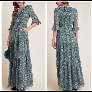 Gal Meets Glam Roberta Ruffled Maxi dress